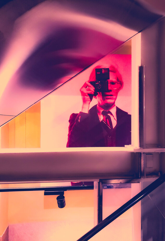 Andy Warhol in Neon